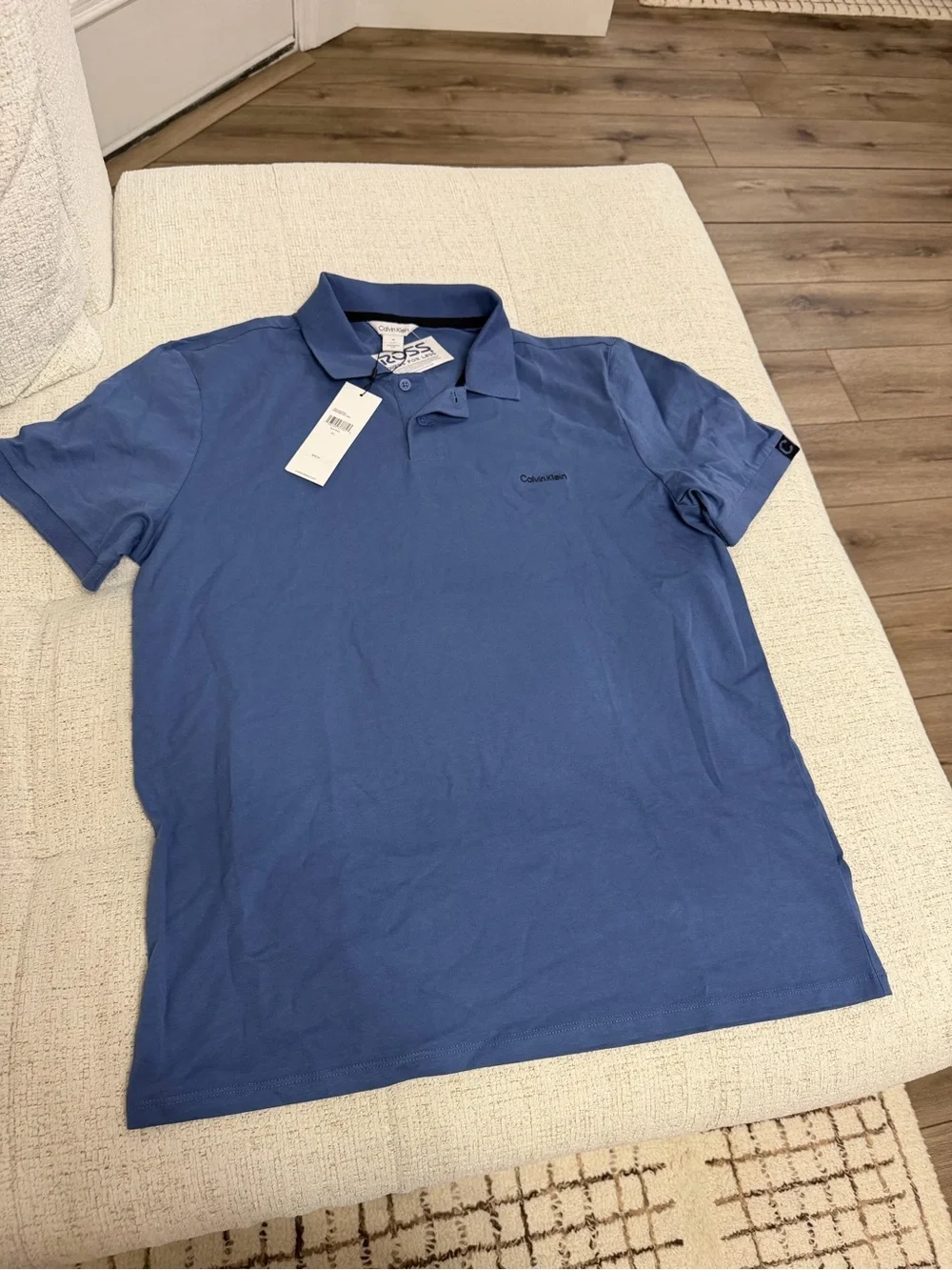 Calvin Klein Men’s Indigo Blue Polo Shirt